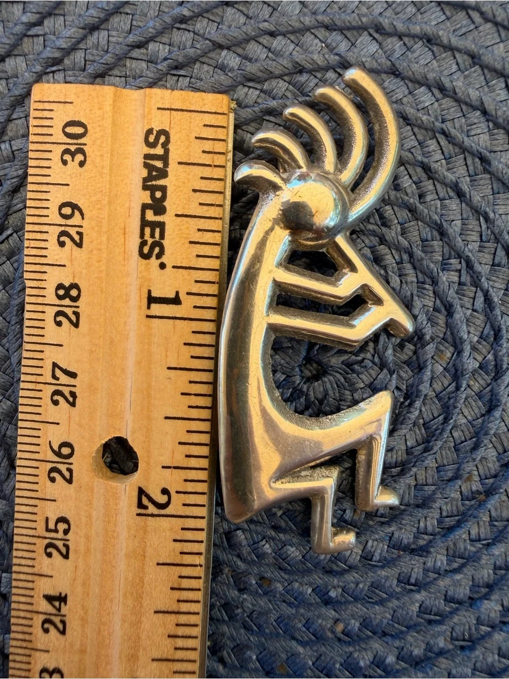 Sterling Silver Kokopelli Figure Pin/Brooch